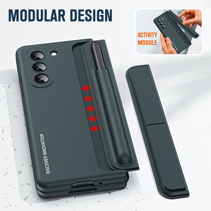 Samsung zfold 6 phone case FOLD5 folding screen pen slot bracket 2-in-1 all inclusive anti fall protective case is suitable